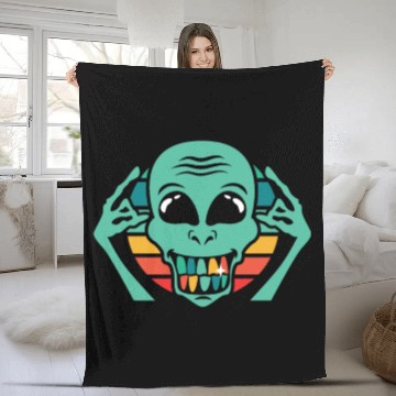 Discover Alien Extraterrestrial Fleece Blankets