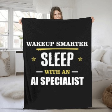Discover Wakeup Smarter Sleep WIth Ai Specialist Gift Fleece Blankets