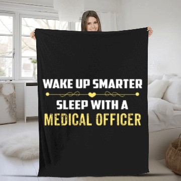 Discover Wake Up Smarter Sleep With A MEDICAL OFFICER Fleece Blankets
