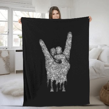 Discover Rock And Roll Fleece Blankets