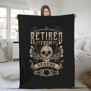 Discover Alcohol Quitting Drinking New Start Fleece Blankets