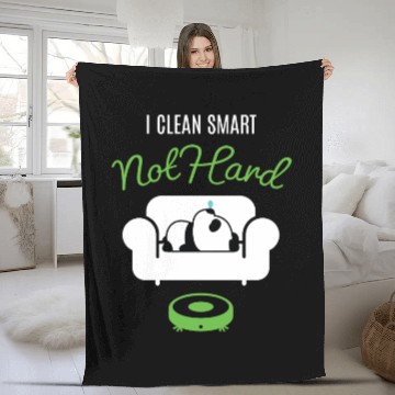 Discover Panda Bear Panda I Clean Smart Fleece Blankets