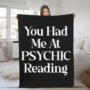 Discover You Had Me At Psychic Reading Celestial Card Fleece Blankets