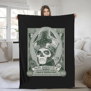 Discover Ghost Â€“ Papa Cash Fleece Blankets