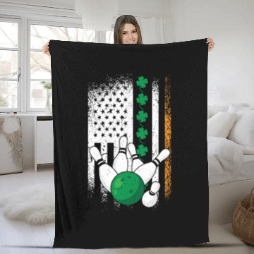 Discover Irish Road Bowling Fleece Blankets