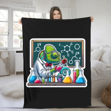 Discover Chemical Chameleon Fleece Blankets