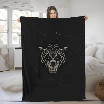 Discover Black Panther All Power to the People Expect Fleece Blankets