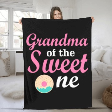 Discover Grandma of the Sweet One Fleece Blankets