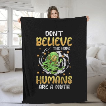 Discover Aliens Area 51 Earth Planet Fleece Blankets