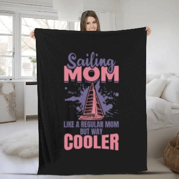 Discover Sailing Mother Fleece Blankets