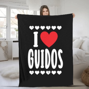 Discover I Love Guidos Italian Urban Macho Party Fleece Blankets