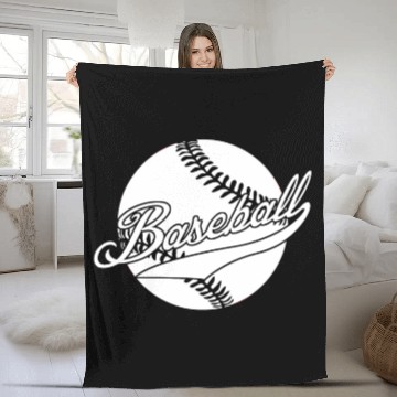 Discover Baseball Bat Baseball Player Fleece Blankets