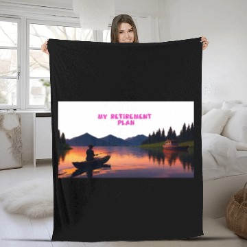 Discover Retirement by the Water Fleece Blankets
