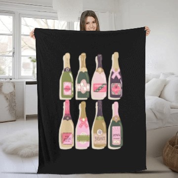 Discover Champagne Bottles New Year Eves 2022 Py Fleece Blankets