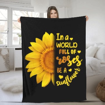 Discover SUNFLOWER Fleece Blankets