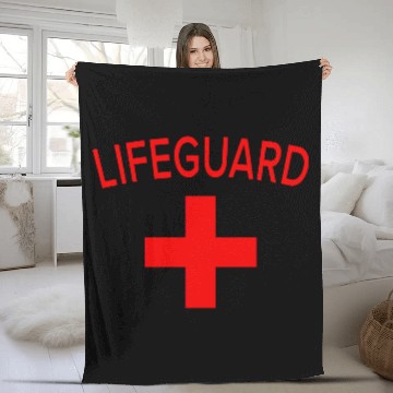 Discover Emp-Lifeguard-Design.Lifeguard Outfit Gift. Fleece Blankets