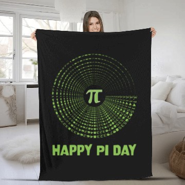 Discover Happy Pi Day Mathematic Math Teacher teacher Fleece Blankets