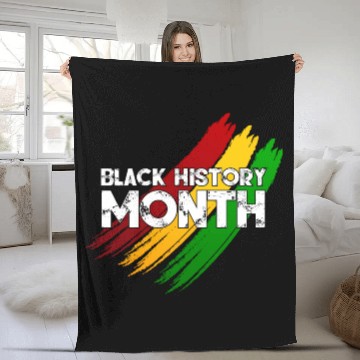 Discover Black History Month, African American Leaders Fleece Blankets