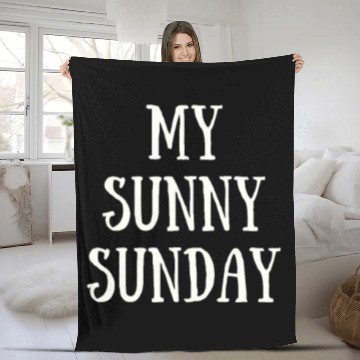 Discover My Sunny Sunday Fleece Blankets