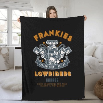 Discover Frankie's Lowrider Haven Fleece Blankets