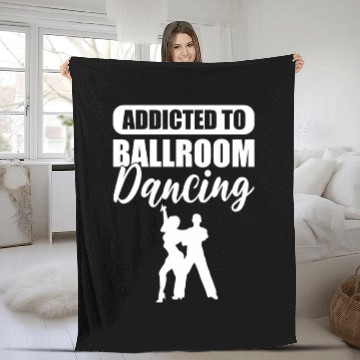 Discover Ballroom Dancing Lover Dance Teacher Fleece Blankets