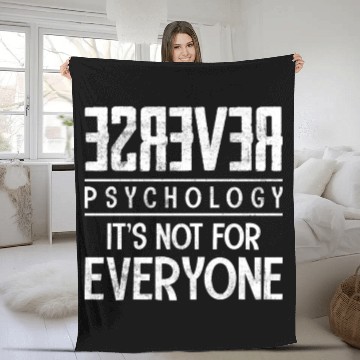 Discover Funny Psych Psychologist Fleece Blankets