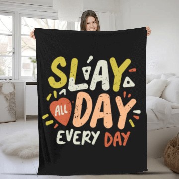 Discover Slay in Style: Women's Day Fashion Extravaganza Fleece Blankets