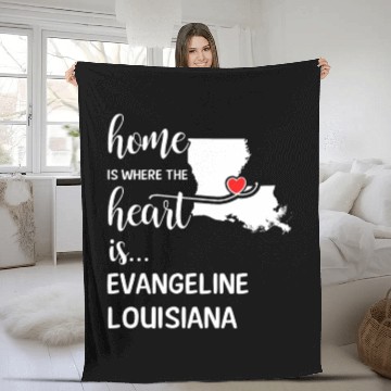 Discover Evangeline County Louisiana Is Where My Heart Is Fleece Blankets