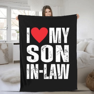 Discover I Love My Son in Law Fleece Blankets