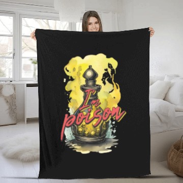 Discover I'm poison Fleece Blankets
