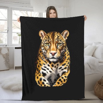 Discover The jaguar Fleece Blankets