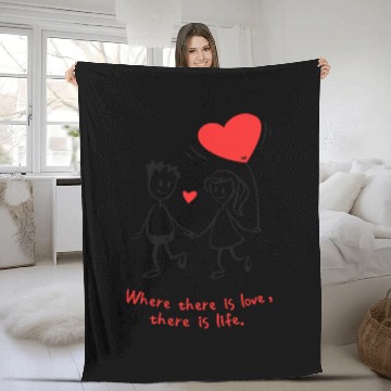 Discover Tenues assorties pour elle et lui Fleece Blankets