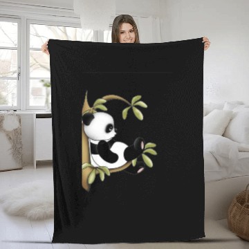 Discover The Baby Panda Fleece Blankets