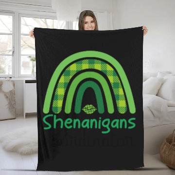 Discover Shenanigans Coordinator Fleece Blankets