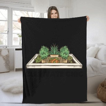 Discover Urban Harvest Cultivate Chic Fleece Blankets