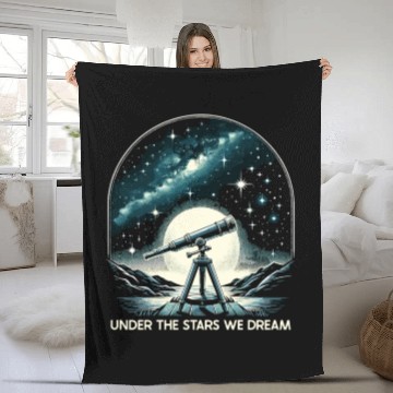 Discover Astrophotography Astronomy Space Camera Star Watch Fleece Blankets