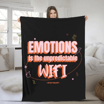 Discover Emotion Wi-Fi: Mental Health Awareness Fleece Blankets