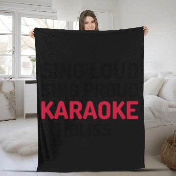 Discover Sing Loud, Sing Proud - Karaoke Bliss Fleece Blankets