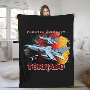 Discover Panavia Tornado European Fighterjet Military Aircr Fleece Blankets