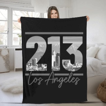 Discover Los Angeles California LA Gift Fleece Blankets