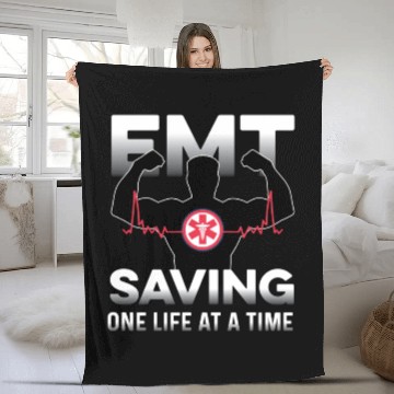 Discover Saving One Life Doctor Or Medical Staff Gift Fleece Blankets
