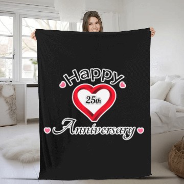 Discover anniversary 25th Fleece Blankets