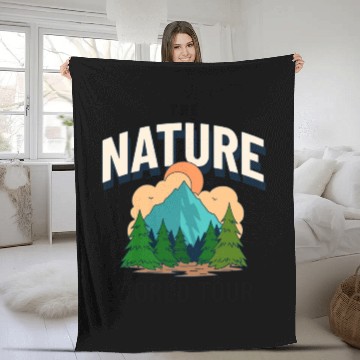 Discover The Nature World Tour Fleece Blankets