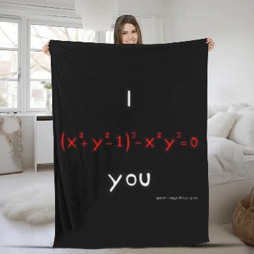 Discover I Love You Function Fleece Blankets