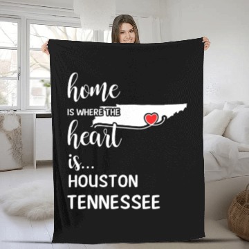Discover Houston County Tennessee Is Where My Heart Is Gift Fleece Blankets