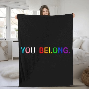 Discover Gay Pride LGBTQ Support Funny LGBT Pride Month Fleece Blankets