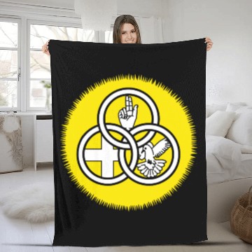 Discover God Trinity Sunday Father Son Holy Spirit Fleece Blankets