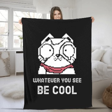 Discover Cool Whatever You See Bee Cool Surprised Terrified Fleece Blankets