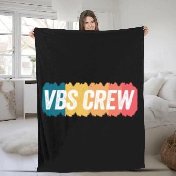 Discover VBS Colorful Bible Vacation School Love Fleece Blankets