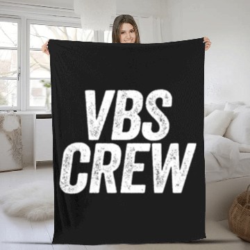 Discover VBS Colorful Bible Vacation School Love Fleece Blankets